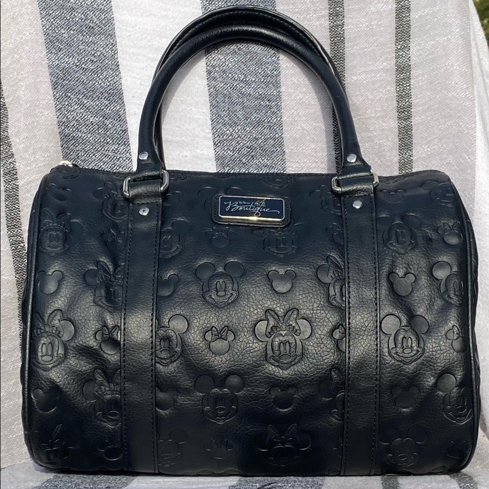 Disney Boutique -black handBag - Mickey and Minnie Mouse -